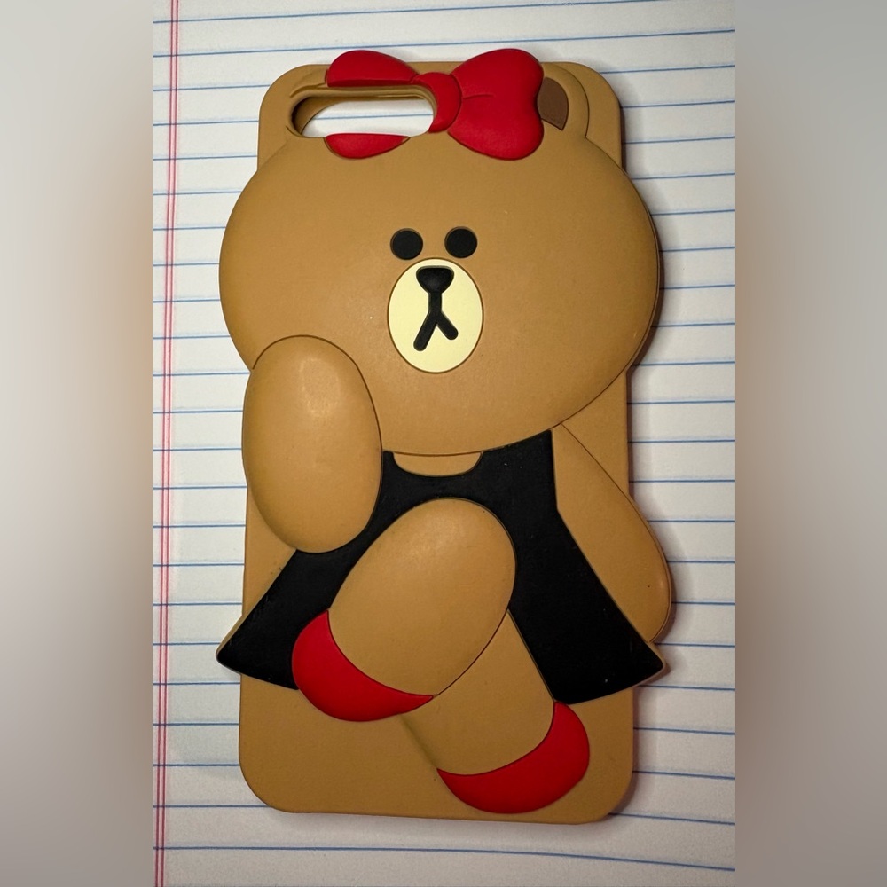 Cute Bear Girl iPhone 7plus/8plus Case
